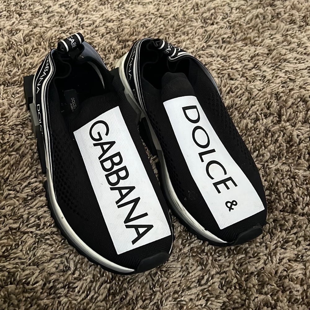 Dolce & Gabbana Monochrome Slip-On Sneakers